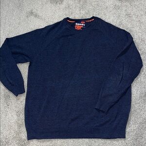 Blue Orange Lable Super dry Superdry P wing Japan Crewneck Sweater XX-Large